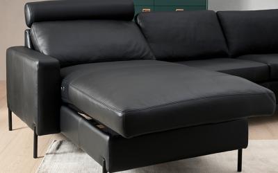 Symfoni sofa med chaiselonger og el-reclinere